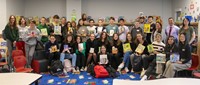 French Exchange students at Port Dickinson Elementary