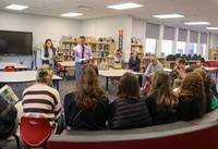 French Exchange students at Port Dickinson Elementary