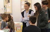 French Exchange students at Port Dickinson Elementary