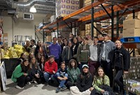 French Exchange students at CHOW Warehouse