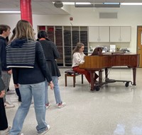 students taking part in French Exchange Program activities