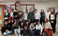 students taking part in French Exchange Program activities