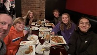 students taking part in French Exchange Program activities