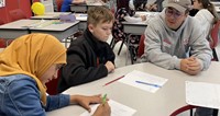 students taking part in French Exchange Program activities