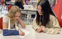 students taking part in French Exchange Program activities