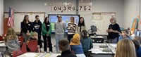 students taking part in French Exchange Program activities