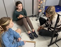 students taking part in French Exchange Program activities