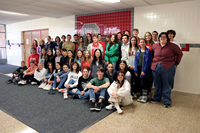 French Exchange students and host students