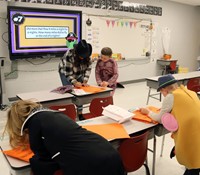 third grade math or treat activity