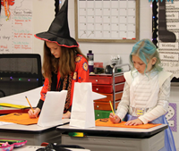 third grade math or treat activity