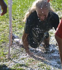 students participating in Warrior Run