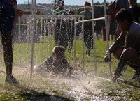 students participating in Warrior Run