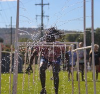 students participating in Warrior Run