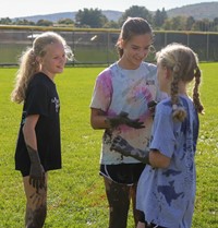 students participating in Warrior Run