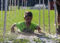 students participating in Warrior Run