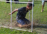 students participating in Warrior Run