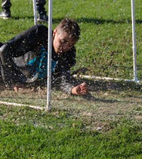 students participating in Warrior Run