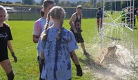 students participating in Warrior Run