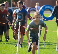 students participating in Warrior Run