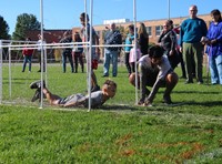 students participating in Warrior Run