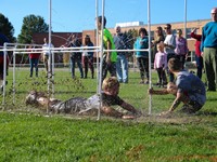 students participating in Warrior Run