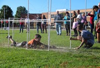 students participating in Warrior Run