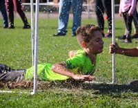 students participating in Warrior Run