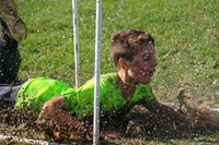 students participating in Warrior Run