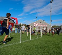 students participating in Warrior Run