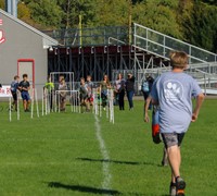 students participating in Warrior Run