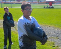 students participating in Warrior Run