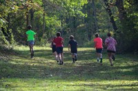 students participating in Warrior Run