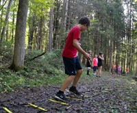 students participating in Warrior Run