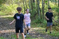 students participating in Warrior Run