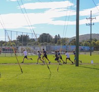 students participating in Warrior Run