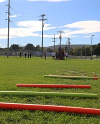 students participating in Warrior Run