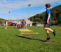 students participating in Warrior Run