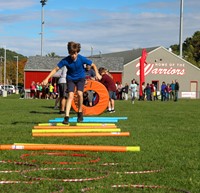 students participating in Warrior Run