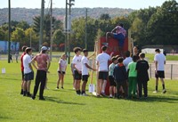 students participating in Warrior Run