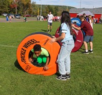 students participating in Warrior Run