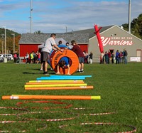 students participating in Warrior Run