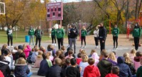 Binghamton University Athletes at Chenango Bridge Elementary