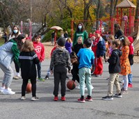 Binghamton University Athletes at Chenango Bridge Elementary