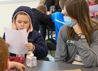 Binghamton University Athletes at Chenango Bridge Elementary