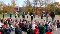 Binghamton University Athletes at Chenango Bridge Elementary