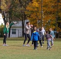 Binghamton University Athletes at Chenango Bridge Elementary