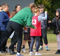 Binghamton University Athletes at Chenango Bridge Elementary