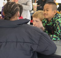 Binghamton University Athletes at Chenango Bridge Elementary