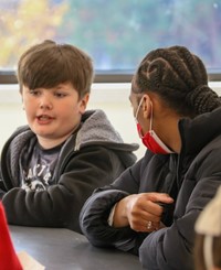 Binghamton University Athletes at Chenango Bridge Elementary