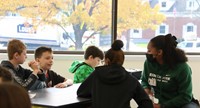 Binghamton University Athletes at Chenango Bridge Elementary